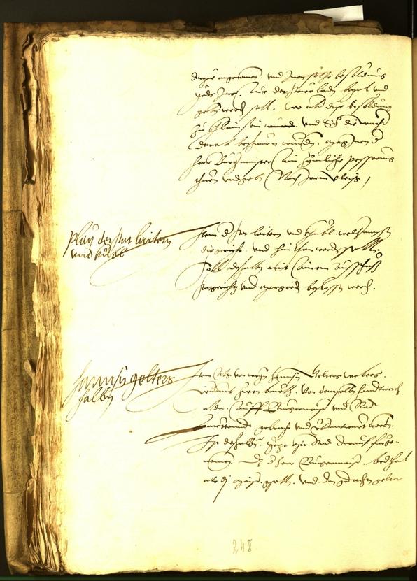 Archivio Storico della Città di Bolzano - BOhisto protocollo consiliare 1535 