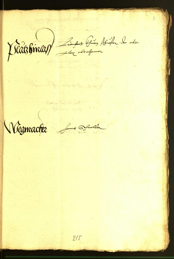 Civic Archives of Bozen-Bolzano - BOhisto Minutes of the council 1535 