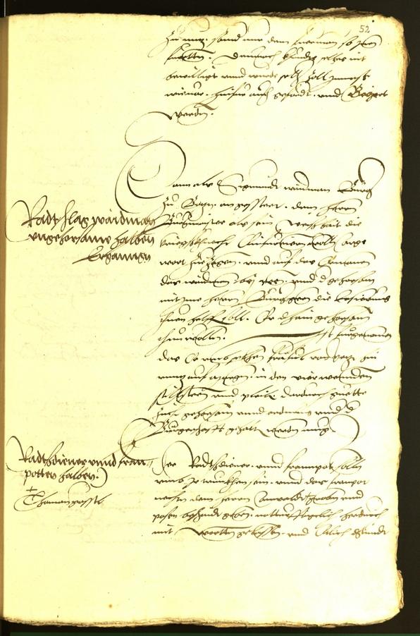 Stadtarchiv Bozen - BOhisto Ratsprotokoll 1536 