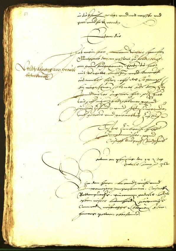 Civic Archives of Bozen-Bolzano - BOhisto Minutes of the council 1536 