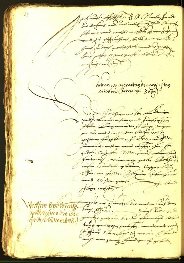 Stadtarchiv Bozen - BOhisto Ratsprotokoll 1536 