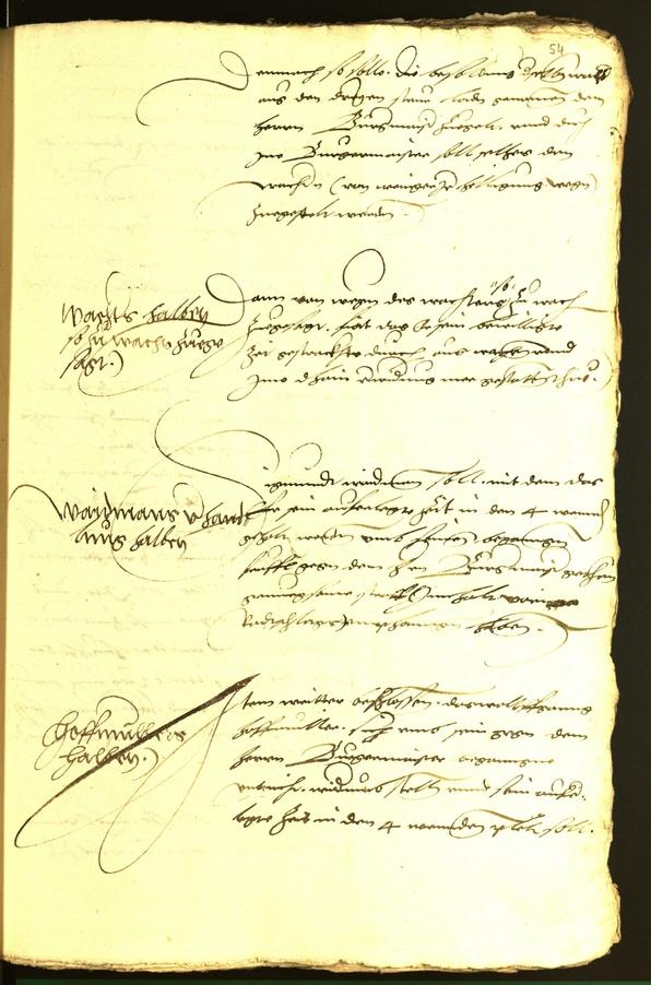 Civic Archives of Bozen-Bolzano - BOhisto Minutes of the council 1536 