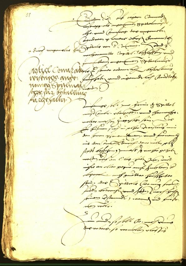 Stadtarchiv Bozen - BOhisto Ratsprotokoll 1536 