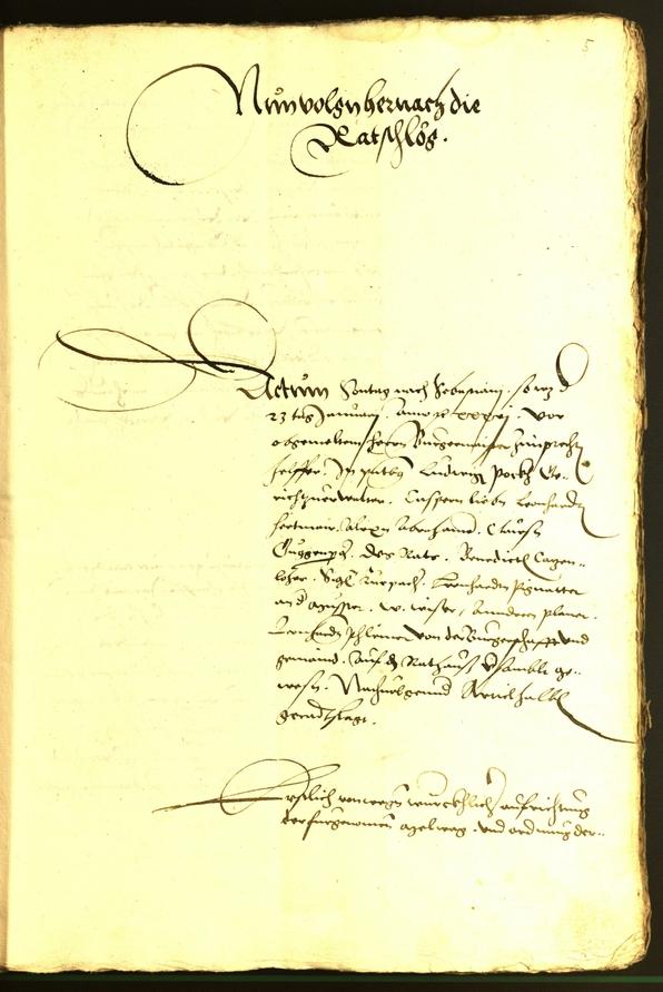 Civic Archives of Bozen-Bolzano - BOhisto Minutes of the council 1536 