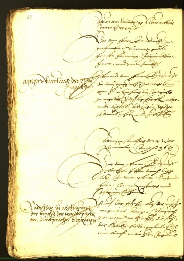 Civic Archives of Bozen-Bolzano - BOhisto Minutes of the council 1536 