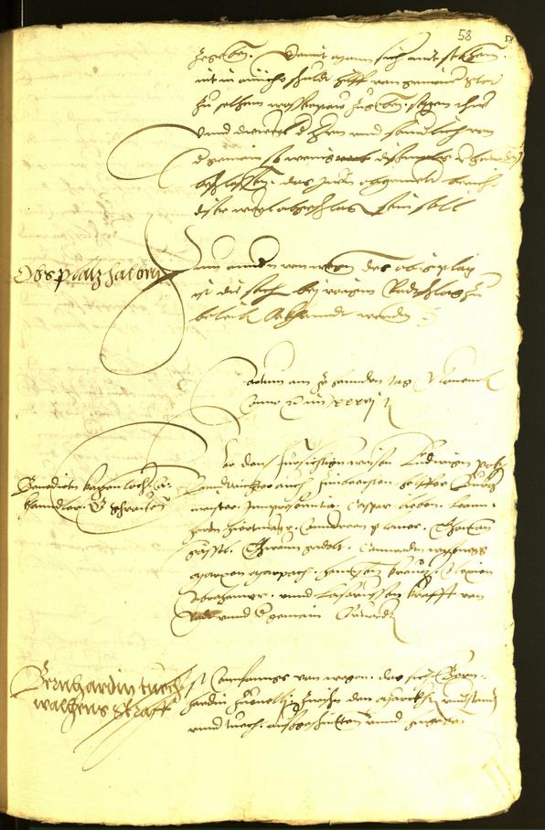 Civic Archives of Bozen-Bolzano - BOhisto Minutes of the council 1536 