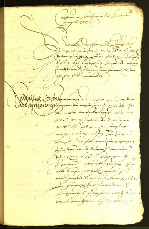 Civic Archives of Bozen-Bolzano - BOhisto Minutes of the council 1536 