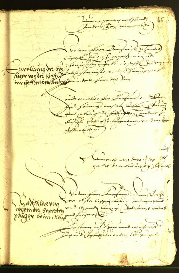 Civic Archives of Bozen-Bolzano - BOhisto Minutes of the council 1536 