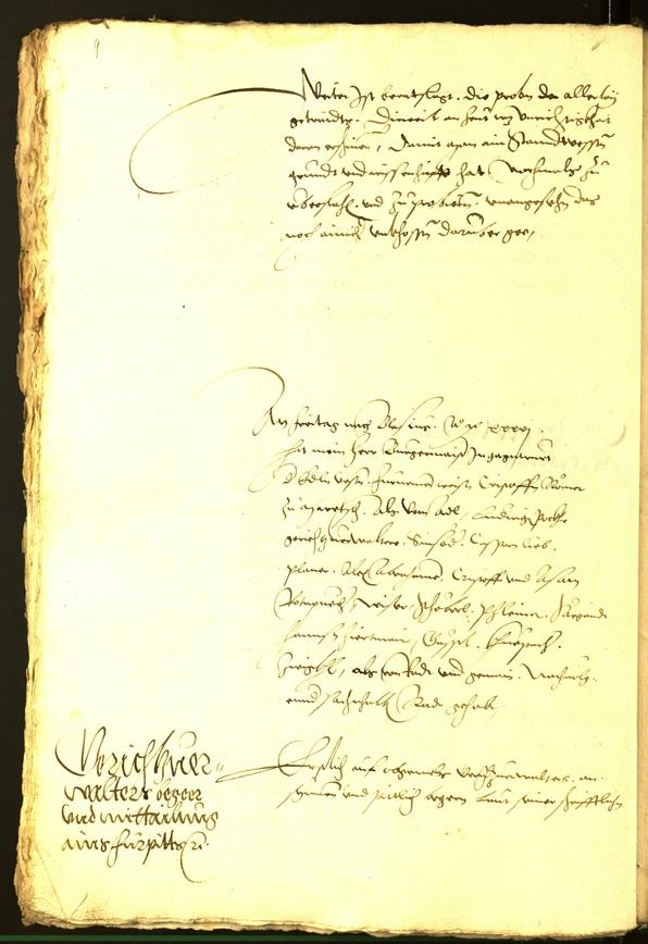 Stadtarchiv Bozen - BOhisto Ratsprotokoll 1536 