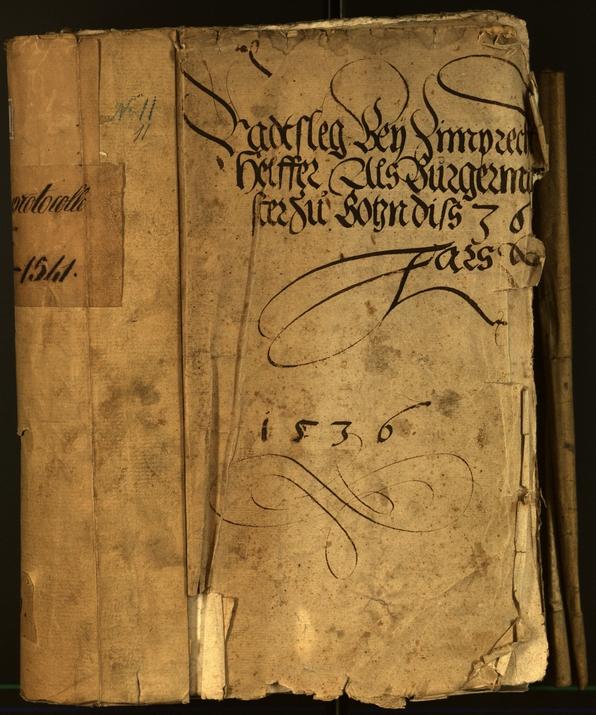 Civic Archives of Bozen-Bolzano - BOhisto Minutes of the council 1536 