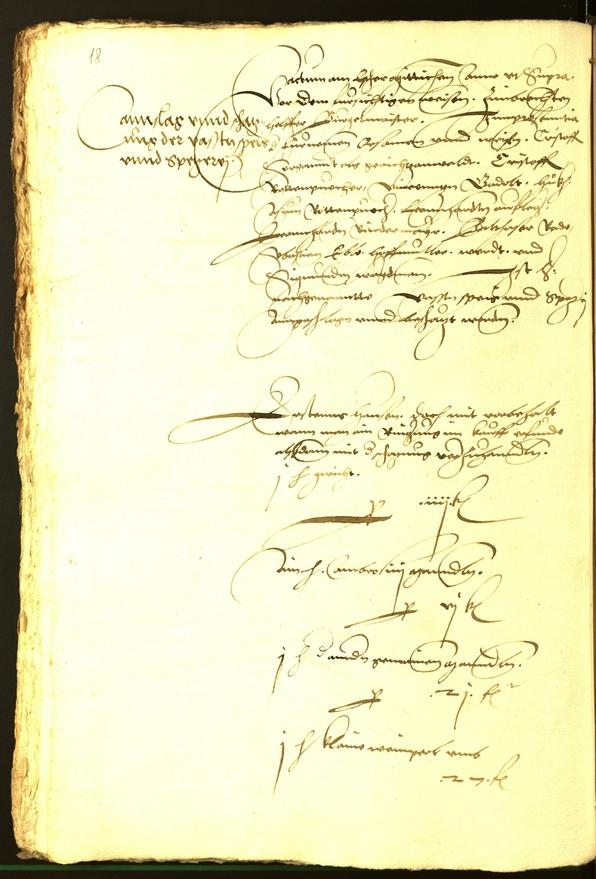 Civic Archives of Bozen-Bolzano - BOhisto Minutes of the council 1536 