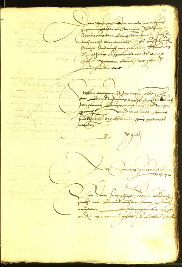 Civic Archives of Bozen-Bolzano - BOhisto Minutes of the council 1536 