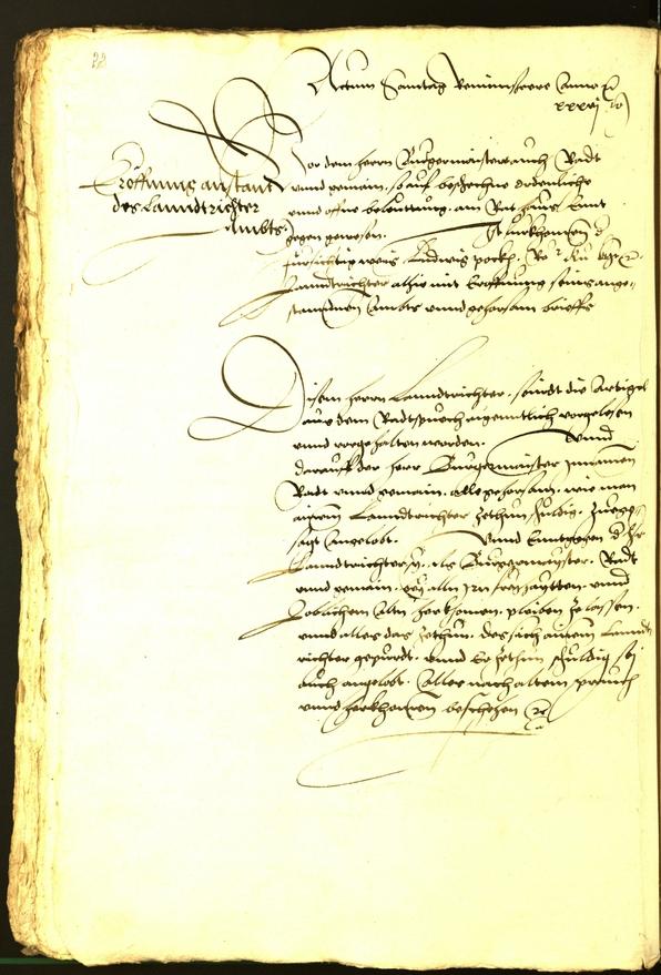 Stadtarchiv Bozen - BOhisto Ratsprotokoll 1536 