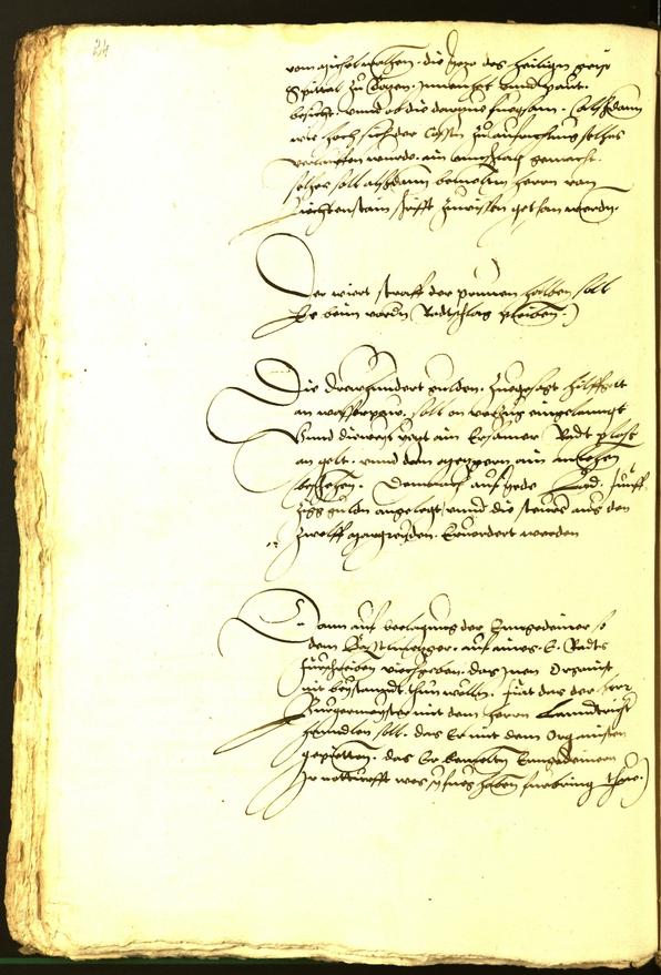 Civic Archives of Bozen-Bolzano - BOhisto Minutes of the council 1536 