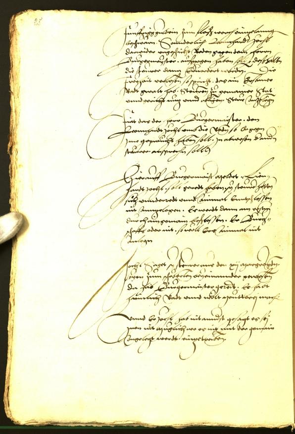 Stadtarchiv Bozen - BOhisto Ratsprotokoll 1536 