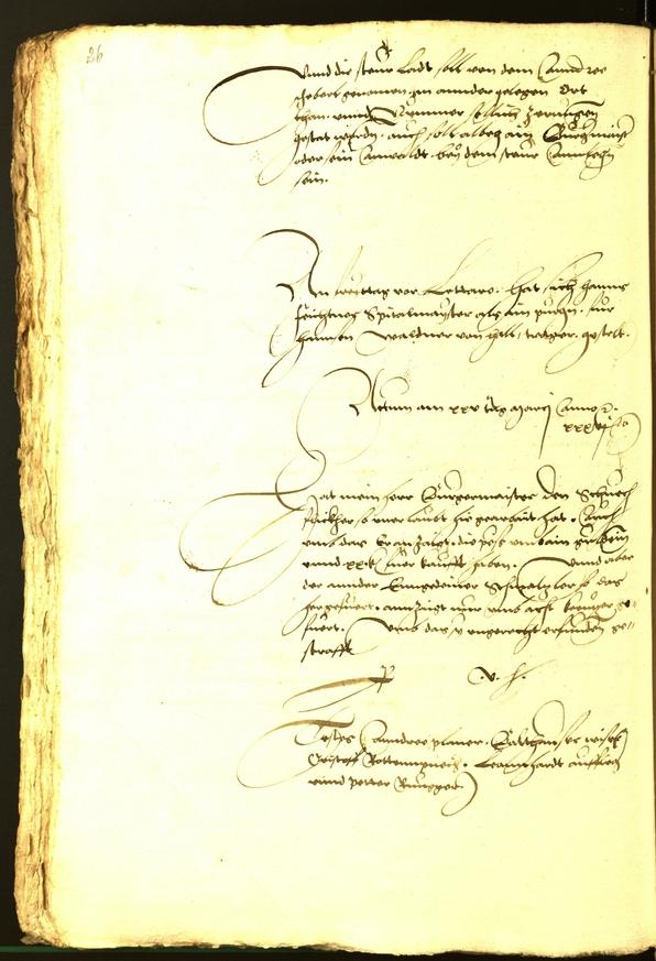 Civic Archives of Bozen-Bolzano - BOhisto Minutes of the council 1536 