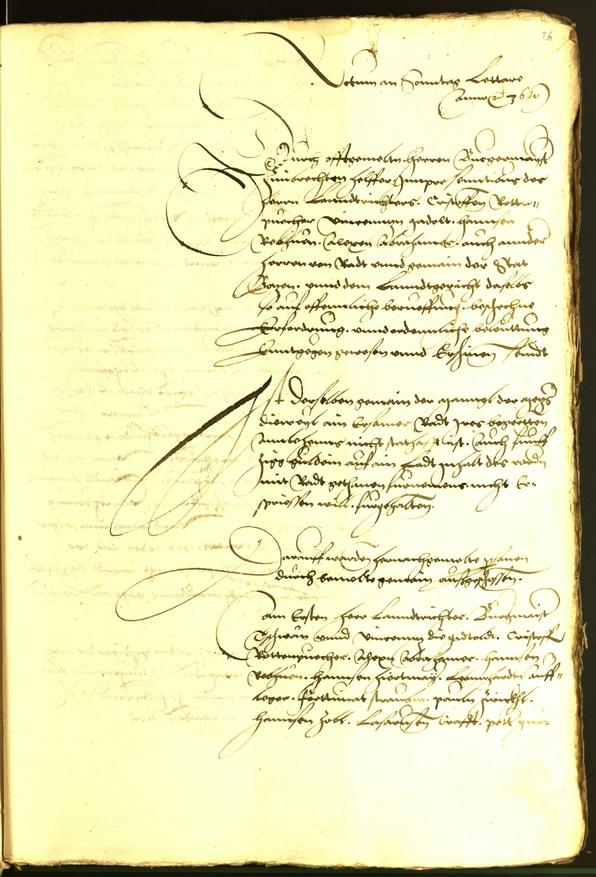 Civic Archives of Bozen-Bolzano - BOhisto Minutes of the council 1536 