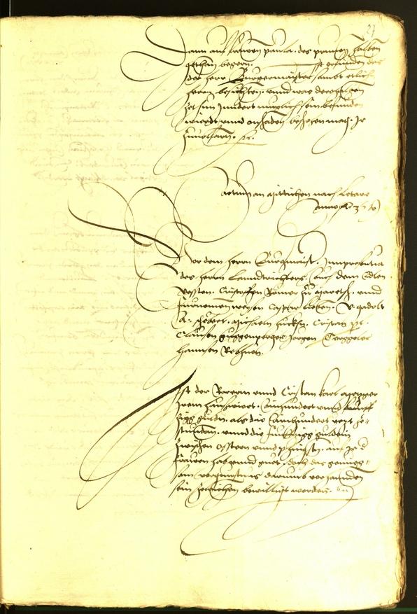 Civic Archives of Bozen-Bolzano - BOhisto Minutes of the council 1536 