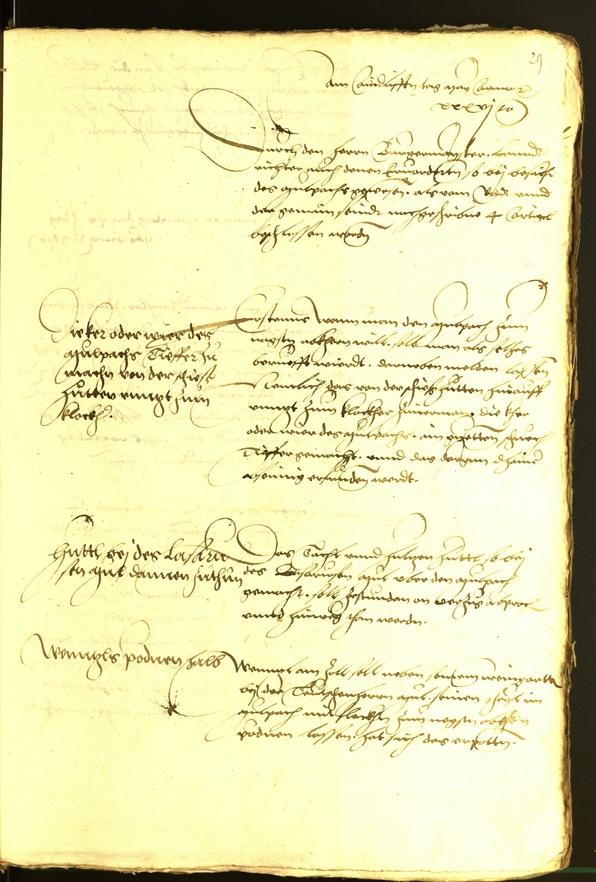 Civic Archives of Bozen-Bolzano - BOhisto Minutes of the council 1536 