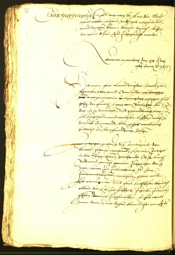 Civic Archives of Bozen-Bolzano - BOhisto Minutes of the council 1536 