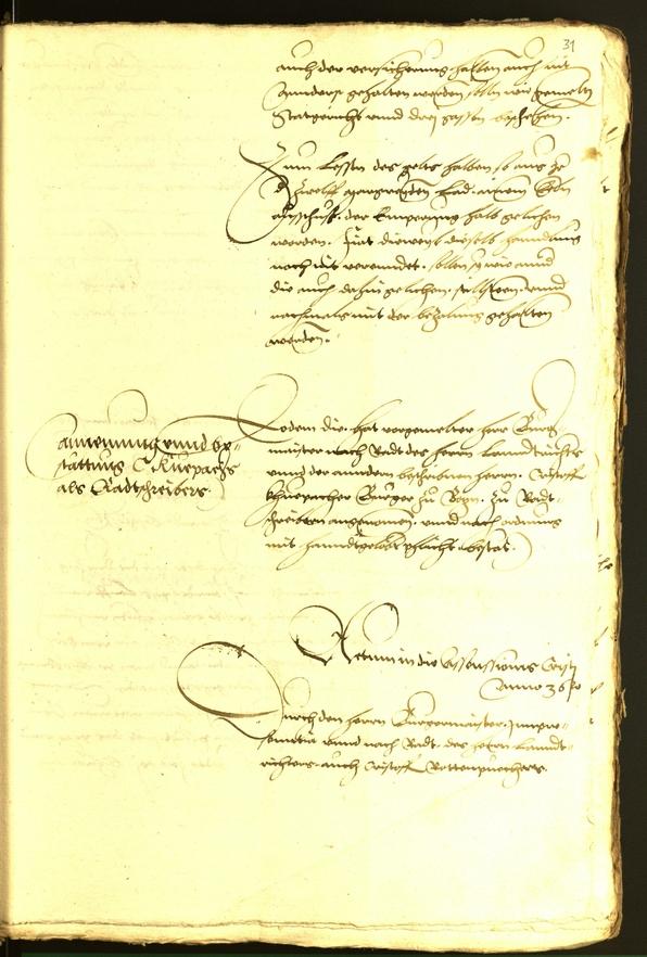 Civic Archives of Bozen-Bolzano - BOhisto Minutes of the council 1536 