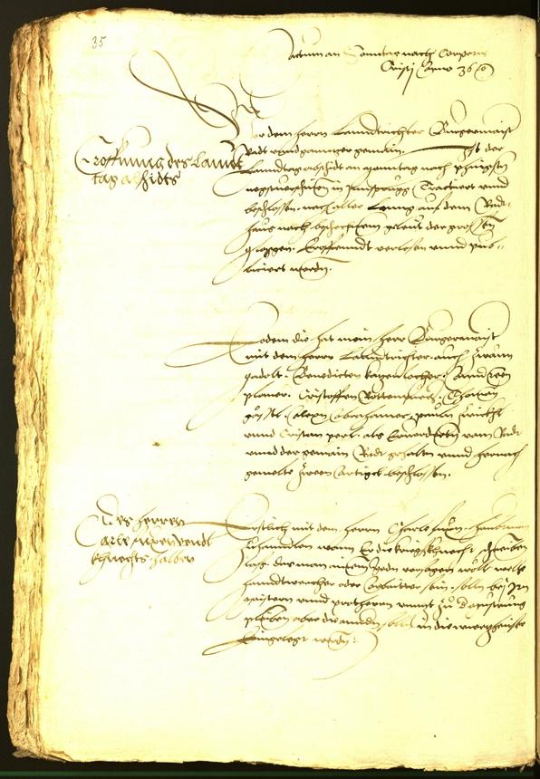 Civic Archives of Bozen-Bolzano - BOhisto Minutes of the council 1536 