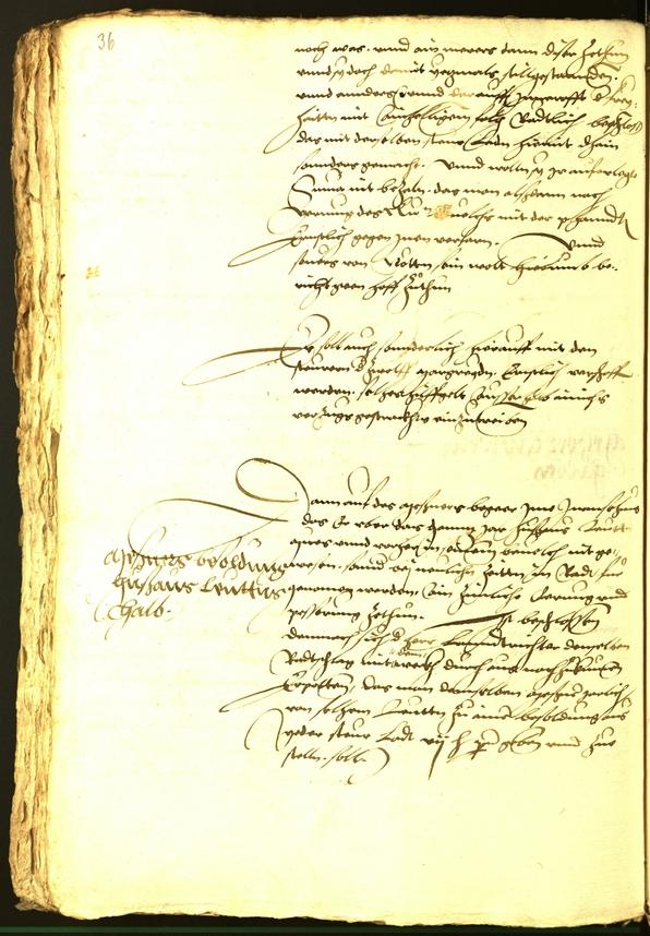 Civic Archives of Bozen-Bolzano - BOhisto Minutes of the council 1536 