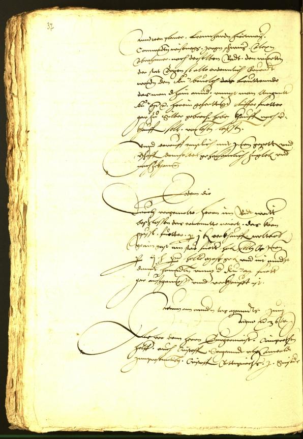 Civic Archives of Bozen-Bolzano - BOhisto Minutes of the council 1536 