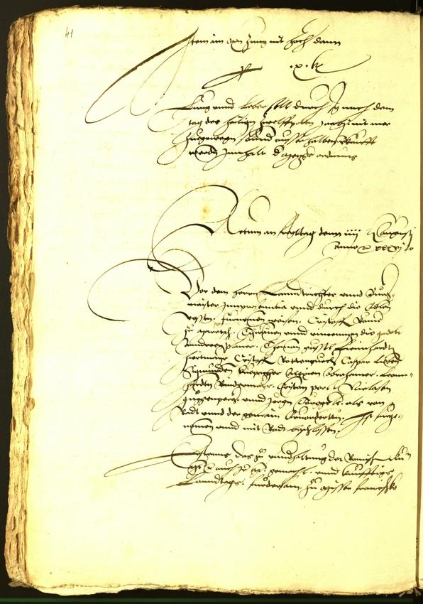 Civic Archives of Bozen-Bolzano - BOhisto Minutes of the council 1536 