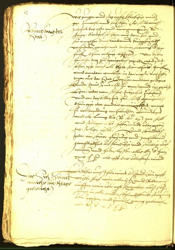 Stadtarchiv Bozen - BOhisto Ratsprotokoll 1536 