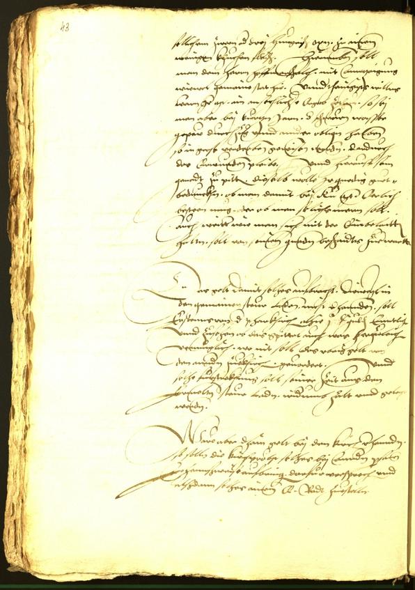 Civic Archives of Bozen-Bolzano - BOhisto Minutes of the council 1536 