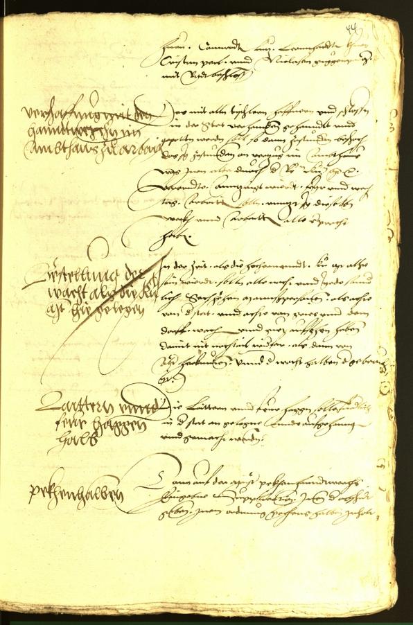 Civic Archives of Bozen-Bolzano - BOhisto Minutes of the council 1536 