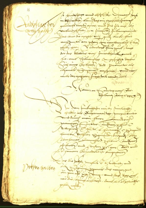 Civic Archives of Bozen-Bolzano - BOhisto Minutes of the council 1536 