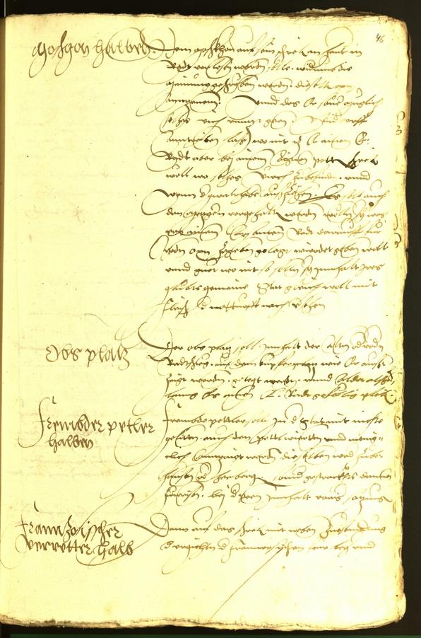 Civic Archives of Bozen-Bolzano - BOhisto Minutes of the council 1536 