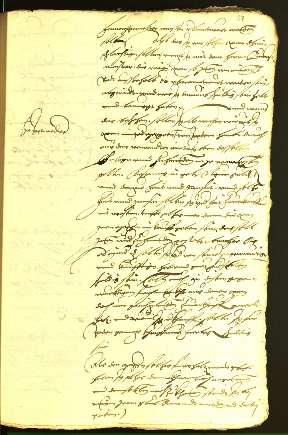 Civic Archives of Bozen-Bolzano - BOhisto Minutes of the council 1536 