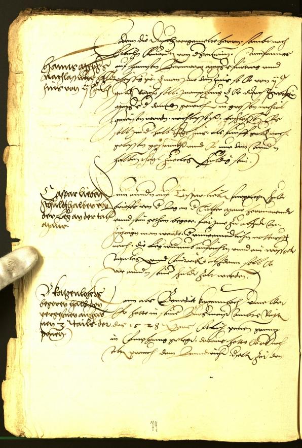 Archivio Storico della Città di Bolzano - BOhisto protocollo consiliare 1537 