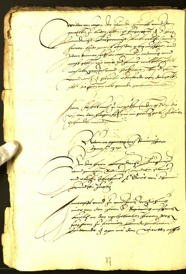 Civic Archives of Bozen-Bolzano - BOhisto Minutes of the council 1537 