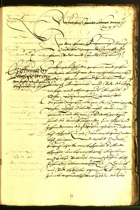 Archivio Storico della Città di Bolzano - BOhisto protocollo consiliare 1537 