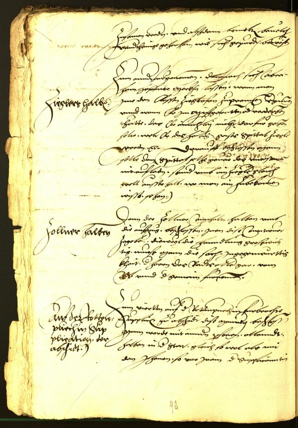 Stadtarchiv Bozen - BOhisto Ratsprotokoll 1537 