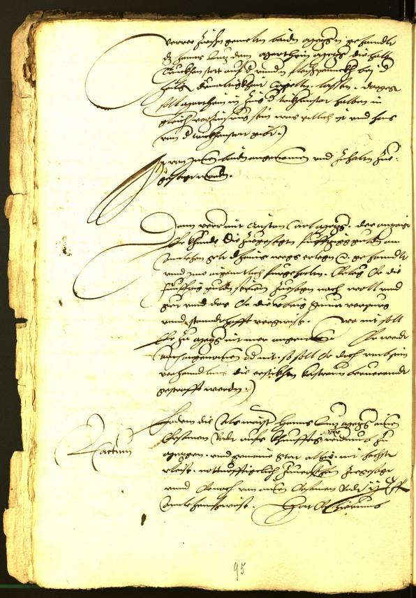 Civic Archives of Bozen-Bolzano - BOhisto Minutes of the council 1537 