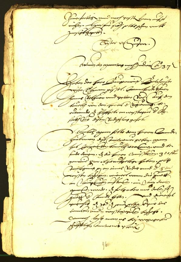 Civic Archives of Bozen-Bolzano - BOhisto Minutes of the council 1537 