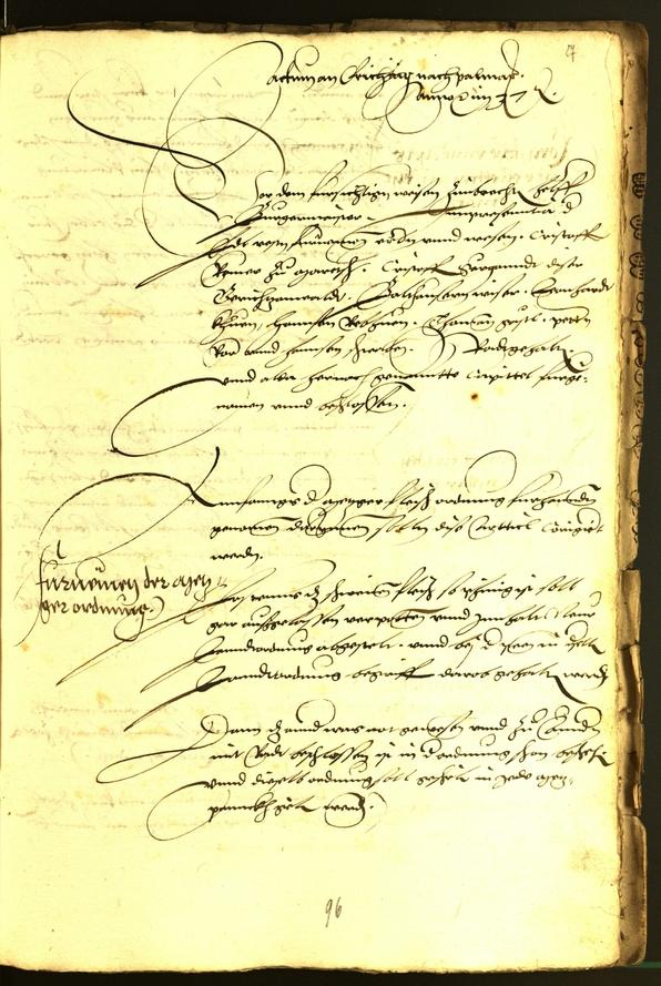 Stadtarchiv Bozen - BOhisto Ratsprotokoll 1537 