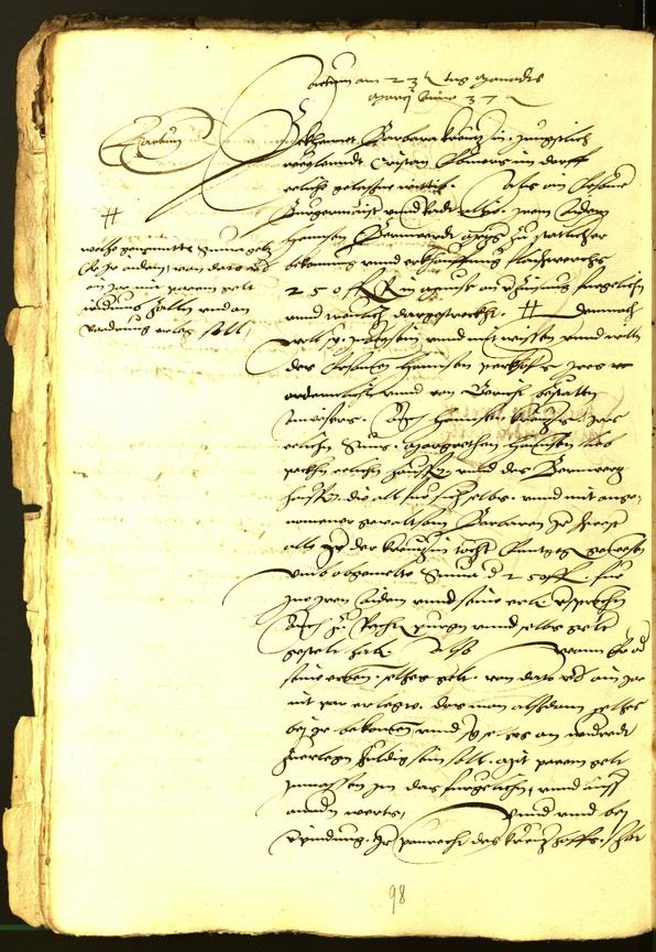 Archivio Storico della Città di Bolzano - BOhisto protocollo consiliare 1537 