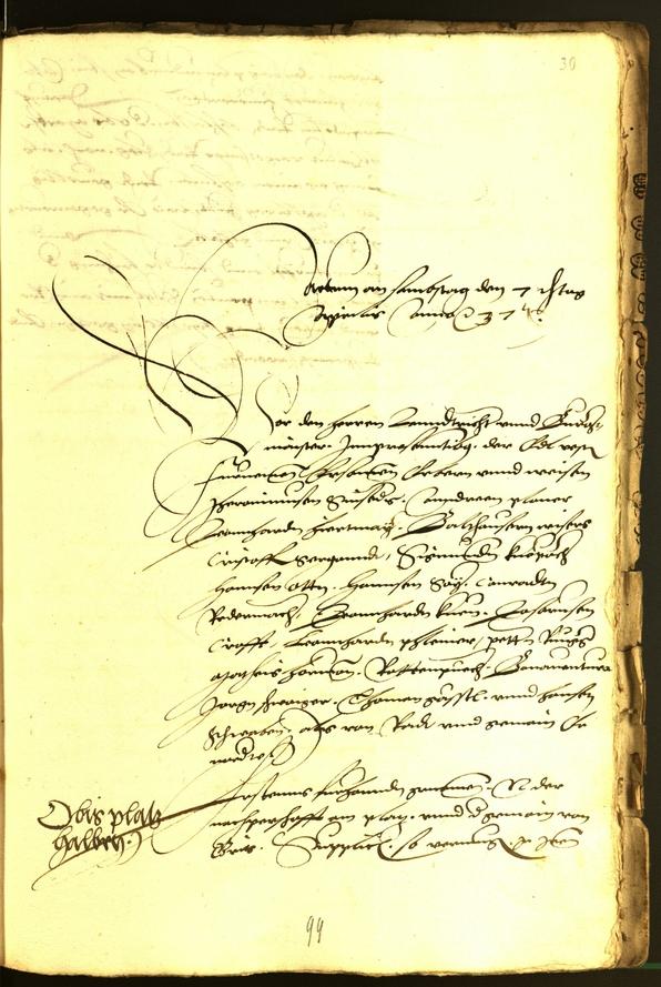 Stadtarchiv Bozen - BOhisto Ratsprotokoll 1537 