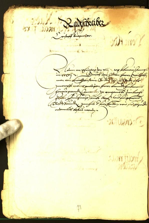 Civic Archives of Bozen-Bolzano - BOhisto Minutes of the council 1537 