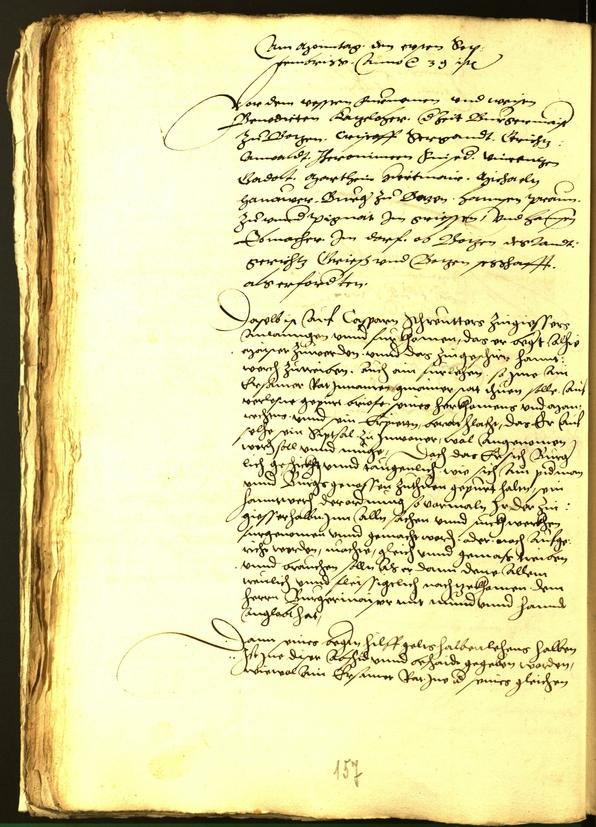 Stadtarchiv Bozen - BOhisto Ratsprotokoll 1539 