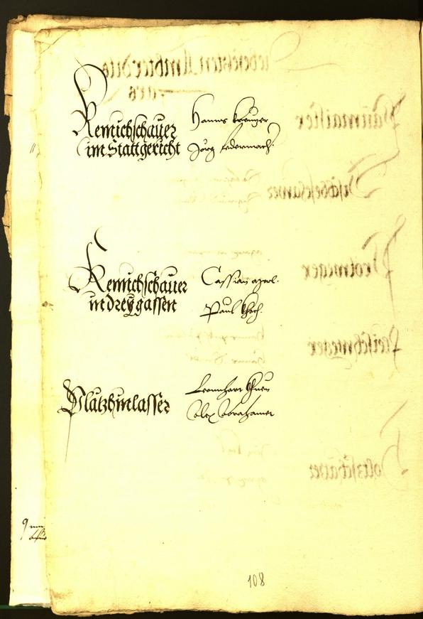 Stadtarchiv Bozen - BOhisto Ratsprotokoll 1539 