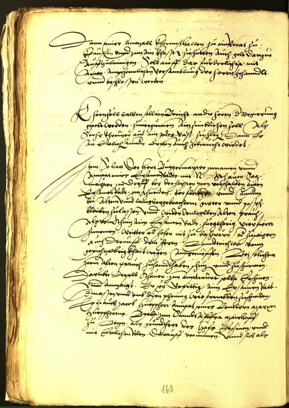 Stadtarchiv Bozen - BOhisto Ratsprotokoll 1539 