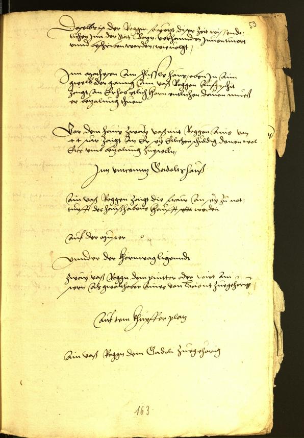 Stadtarchiv Bozen - BOhisto Ratsprotokoll 1539 