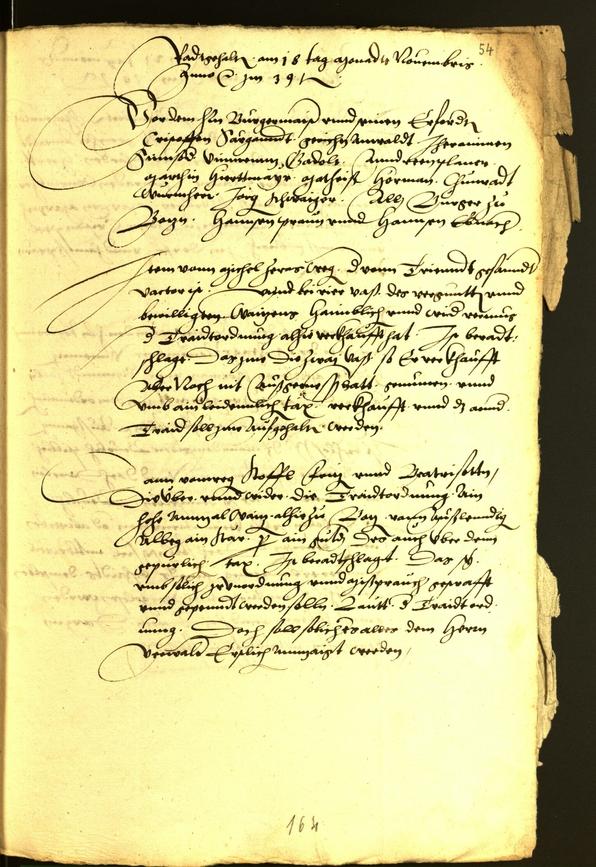 Civic Archives of Bozen-Bolzano - BOhisto Minutes of the council 1539 